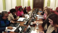 31 January 2020 The members of the Foreign Affairs Committee in meeting with the delegation of the National Assembly of the Republic of Angola